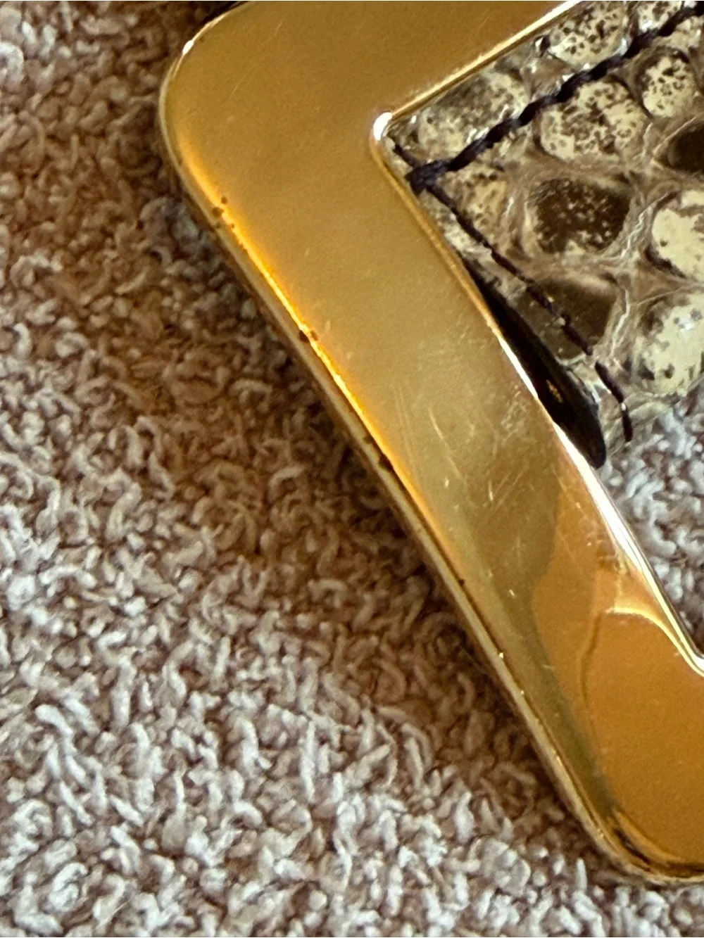 Dolce & Gabbana Exclusive Exotic Wide Waist Python Leather Belt 65cm